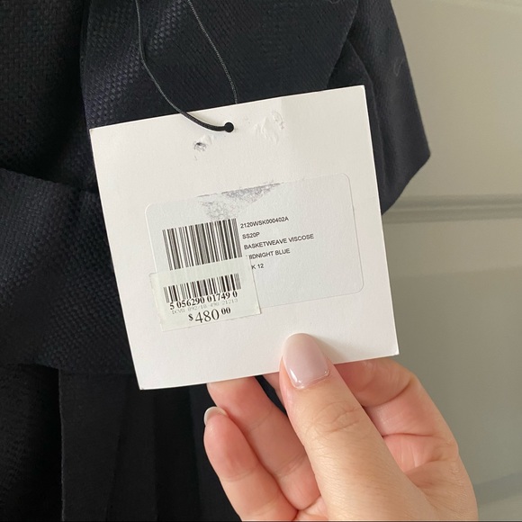 NWT Victoria Beckham Asymmetric Bow Skirt - Picture 6 of 8